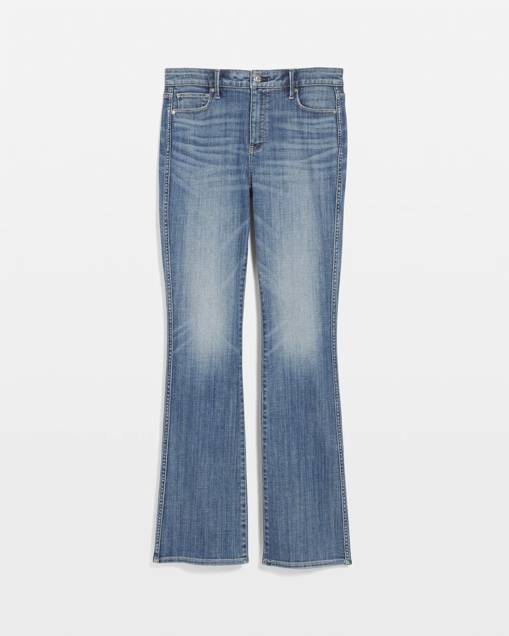 High-Rise Skinny Flare Jeans