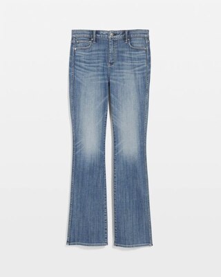 High-Rise Skinny Flare Jeans click to view larger image.