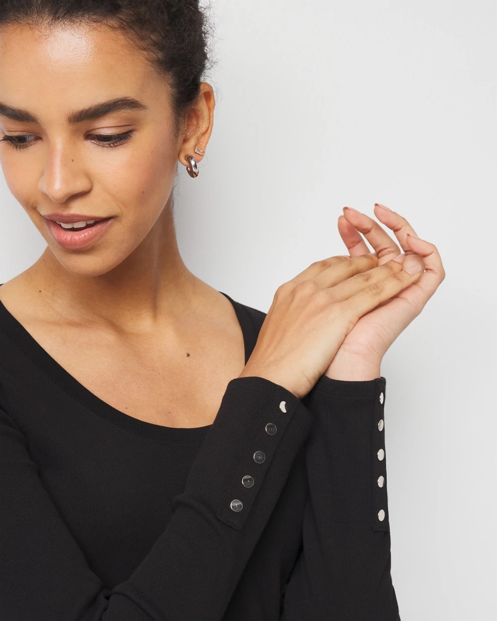 Long Sleeve Ribbed Tee