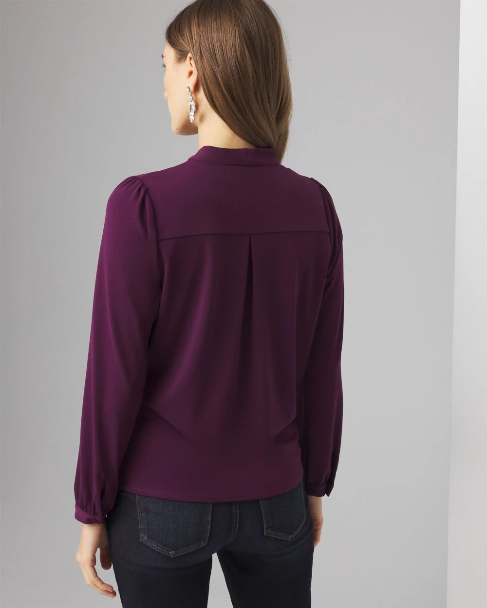 Surplice Knit Blouse click to view larger image.