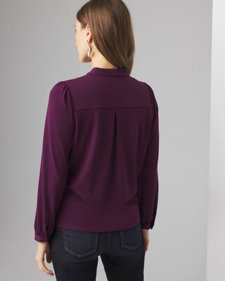Surplice Knit Blouse click to view larger image.