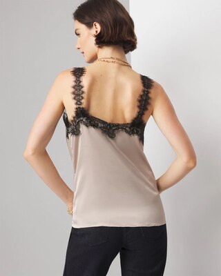 Lace-Trimmed Cami