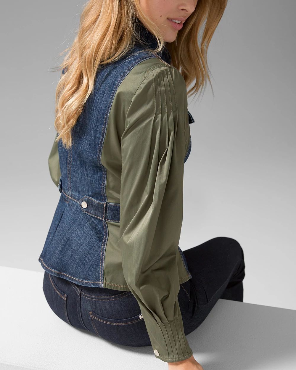Drama Sleeve Trucker Jacket