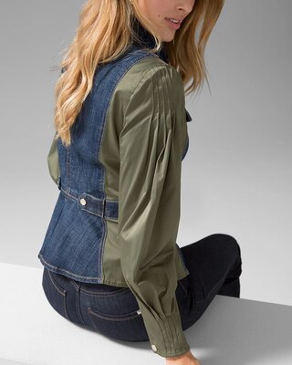 Drama Sleeve Trucker Jacket