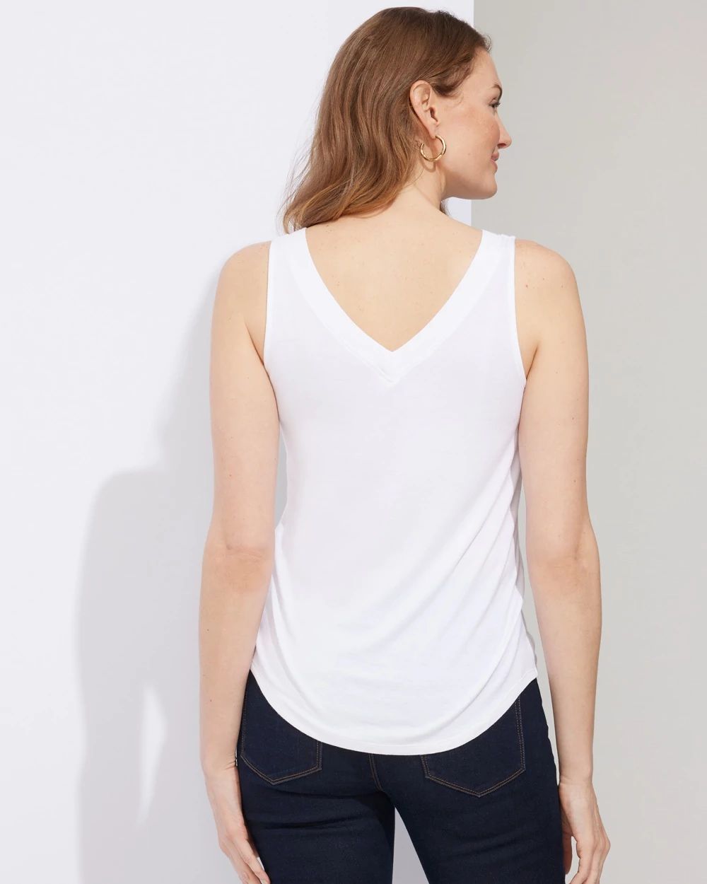Outlet WHBM Double-V Tank Top
