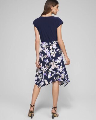 Outlet WHBM Handkerchief Midi Dress