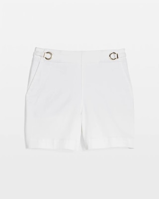 Extra High-Rise Novelty Waist Denim Short click to view larger image.