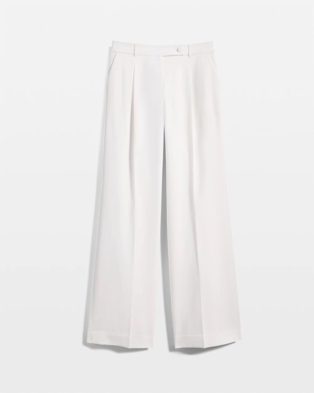 Crepe Pleated Wide Leg Pant click to view larger image.