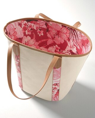 Reversible Paisley Print Tote