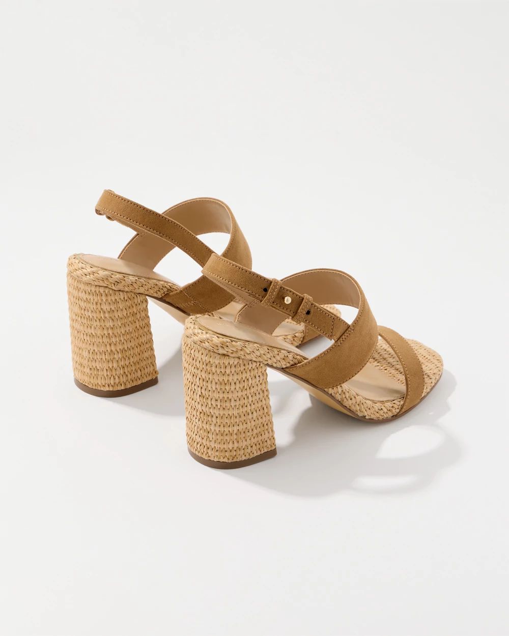 Raffia Heeled Sandal click to view larger image.