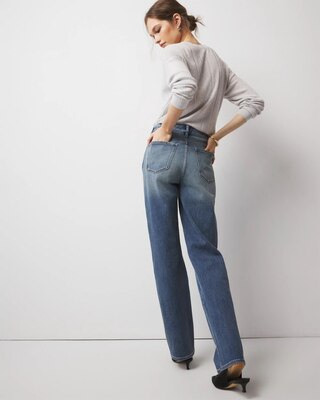 Extra High-Rise Relaxed Straight Jeans click to view larger image.