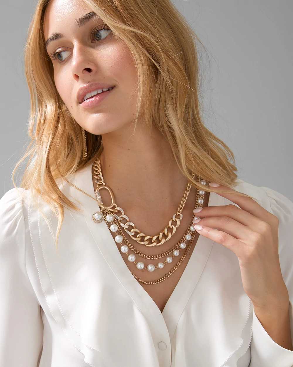 White house black market pearl necklace new arrivals
