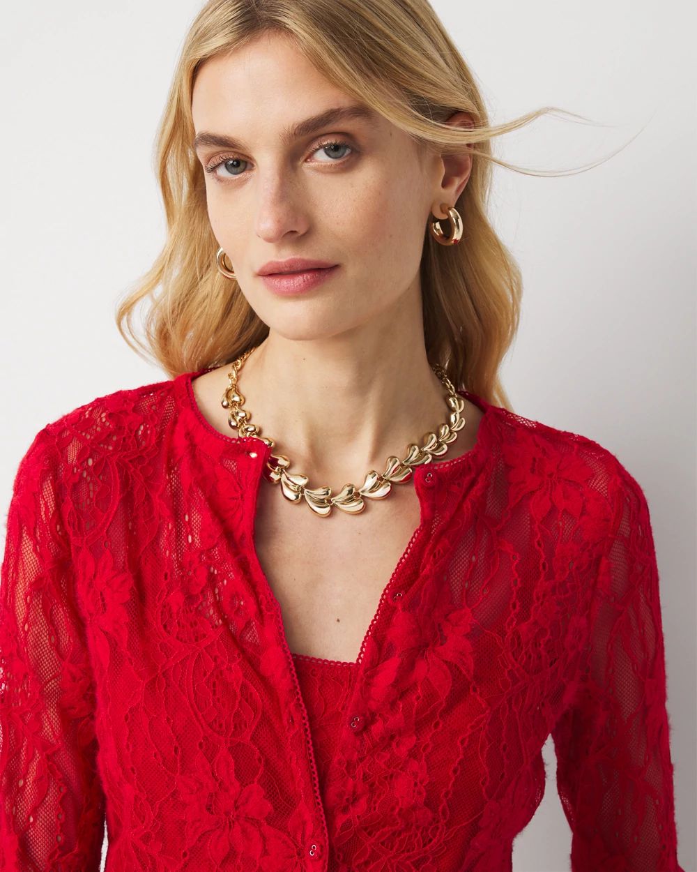 WHBM FORME™ Lace Cardigan