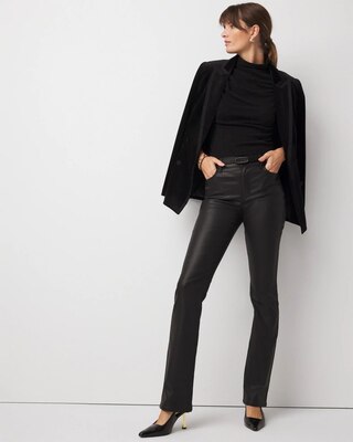 WHBM FORME™ Stretch Metallic Long-Sleeve Tee click to view larger image.