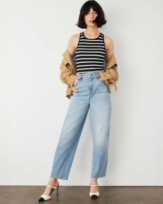 Extra High-Rise Barrel Jean