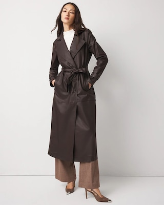 Coated Trench Coat