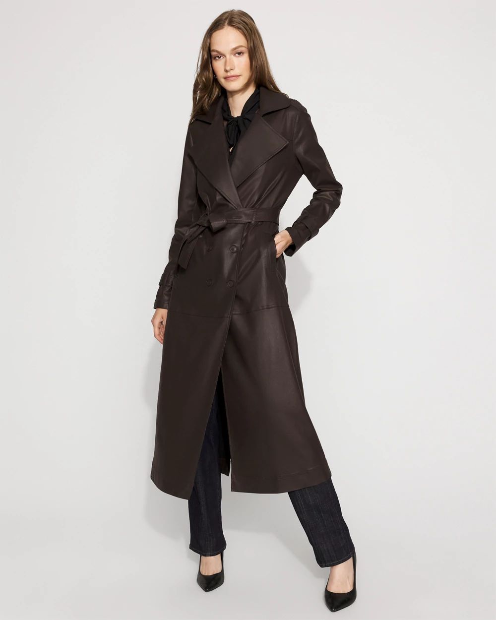 Coated Trench Coat