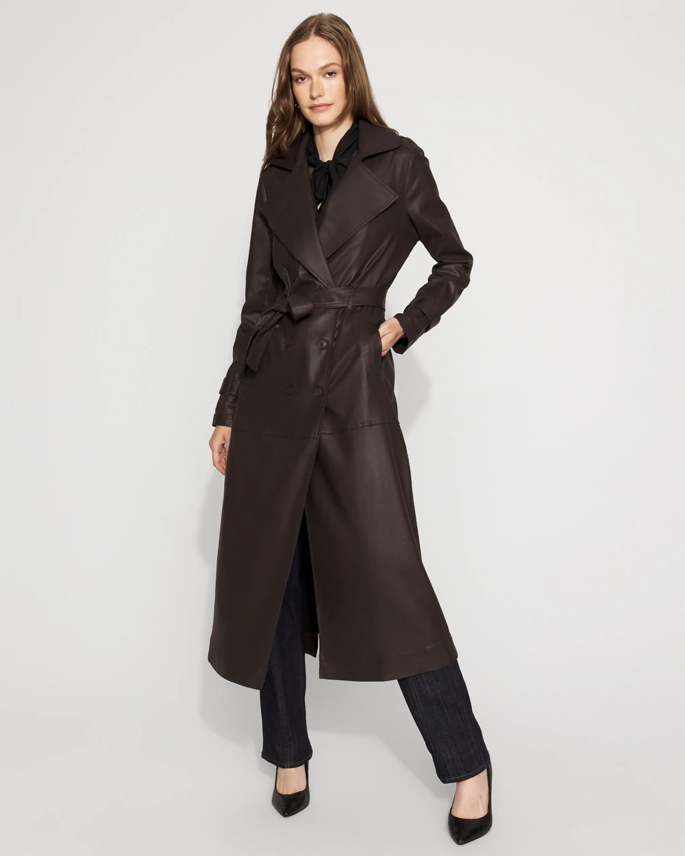 Coated Trench Coat