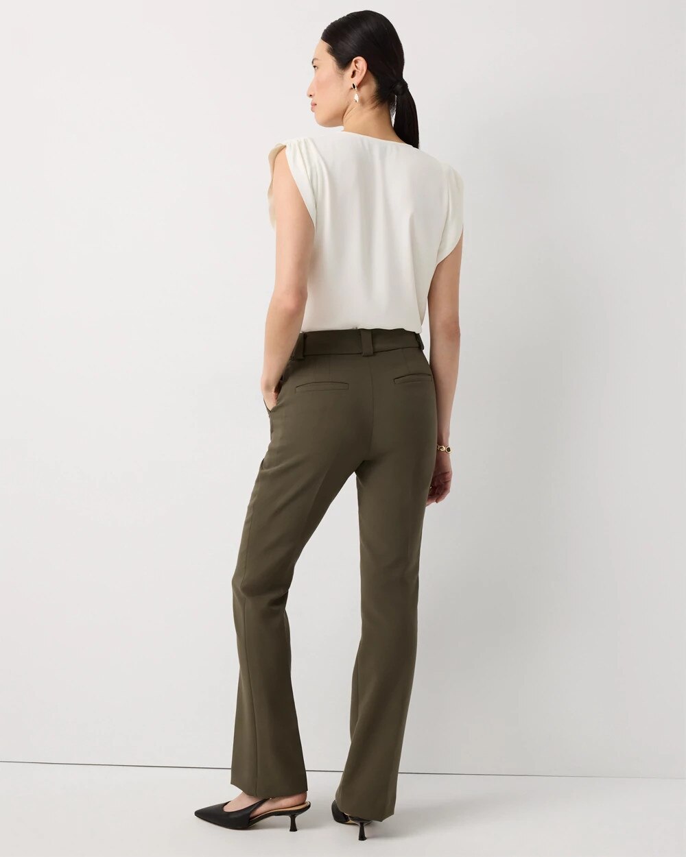 High-Rise Blake Slim Boot Pant