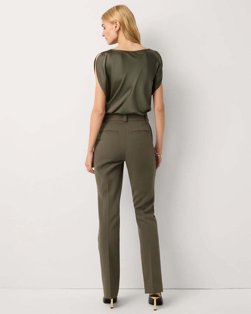 High-Rise Blake Slim Boot Pant