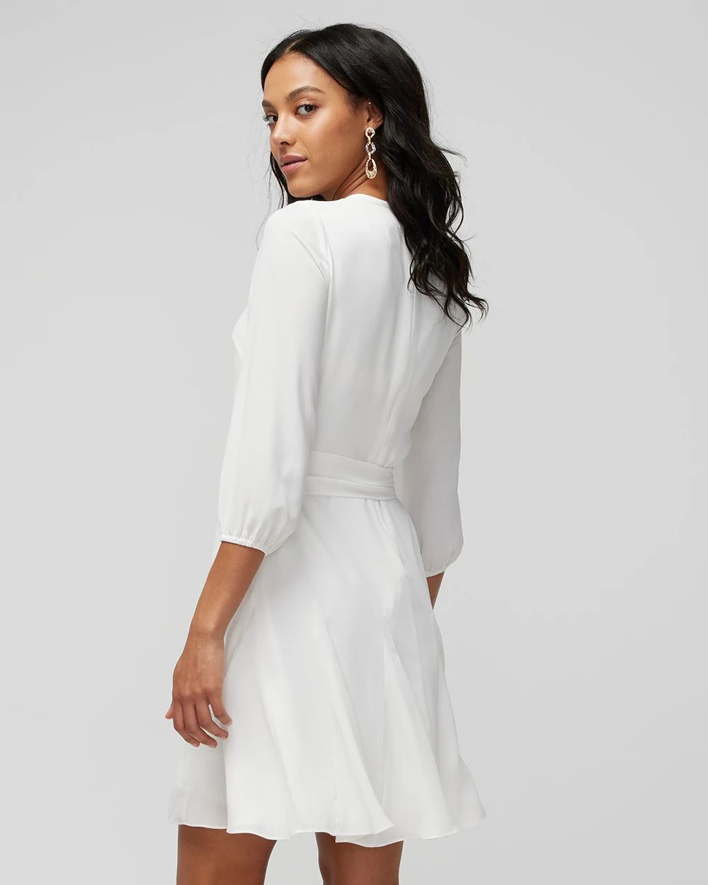 Beaded Godet Dress