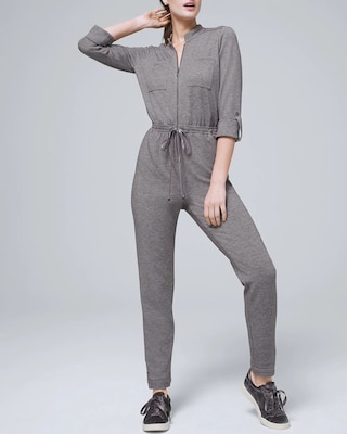 Zip-Front Soft Jumpsuit