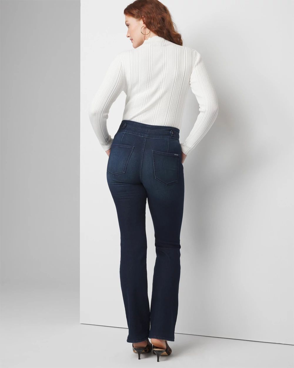 Curvy Extra High-Rise Everyday Soft Mariner Bootcut Jeans