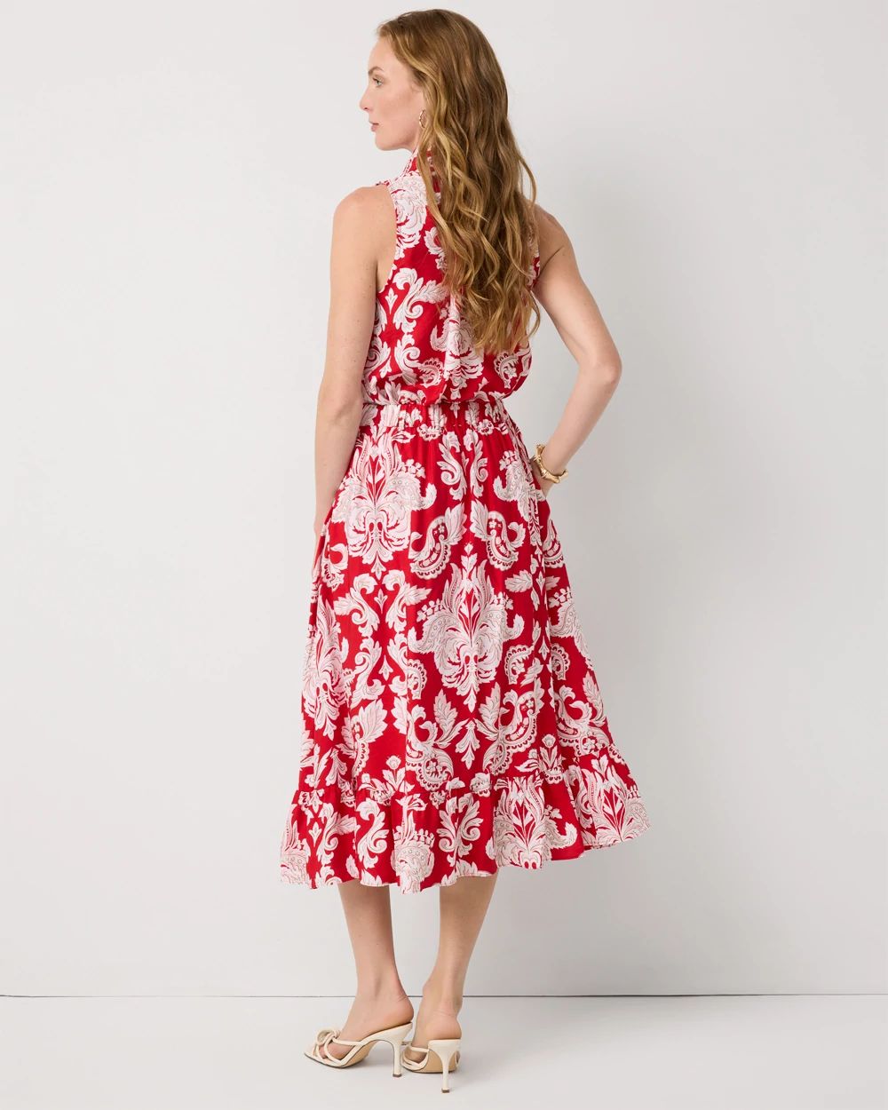 Tiered Midi Skirt