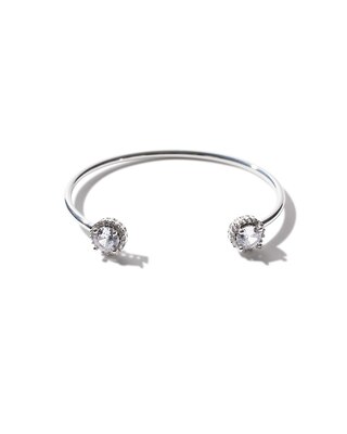 Round Halo Cuff Bracelet