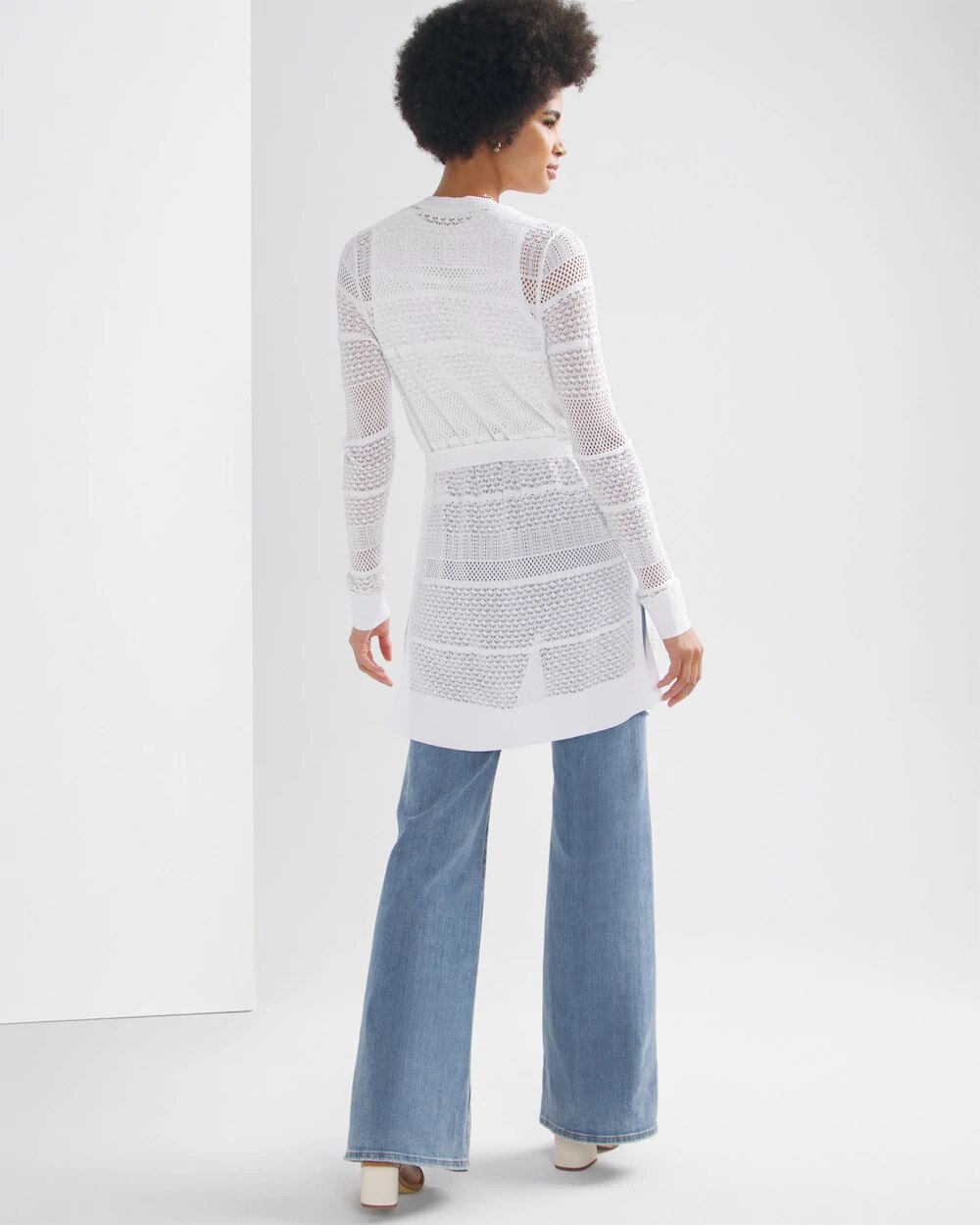Pointelle Cardigan - image 4