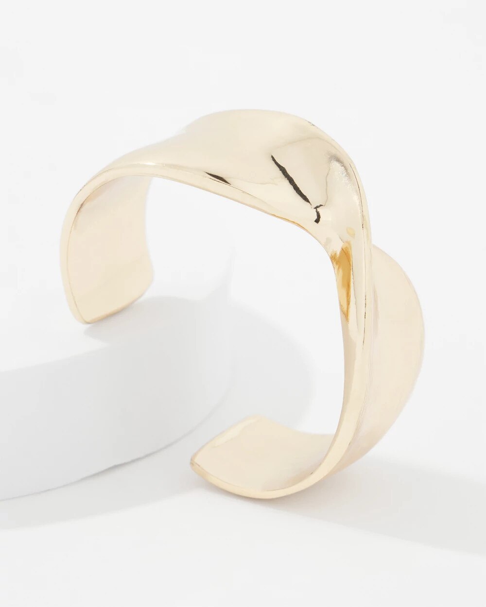 Gold Twisted Cuff - image 4