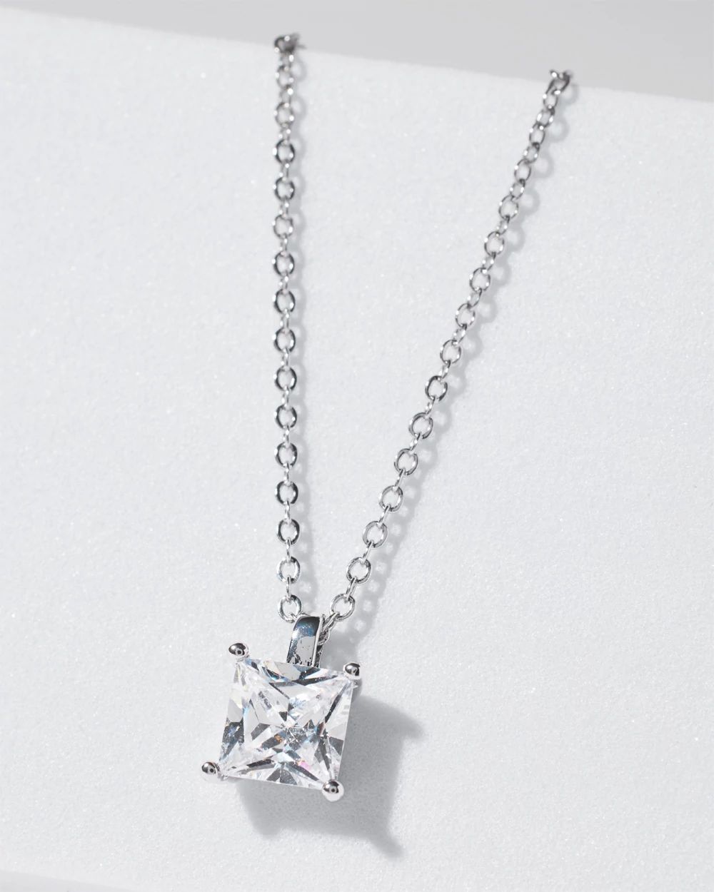 CZ Princess Drop Necklace