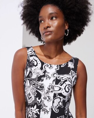 Outlet WHBM Border-Trim Shift Dress