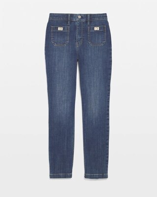 High-Rise Everyday Soft Turnlock Slim Crop Jeans