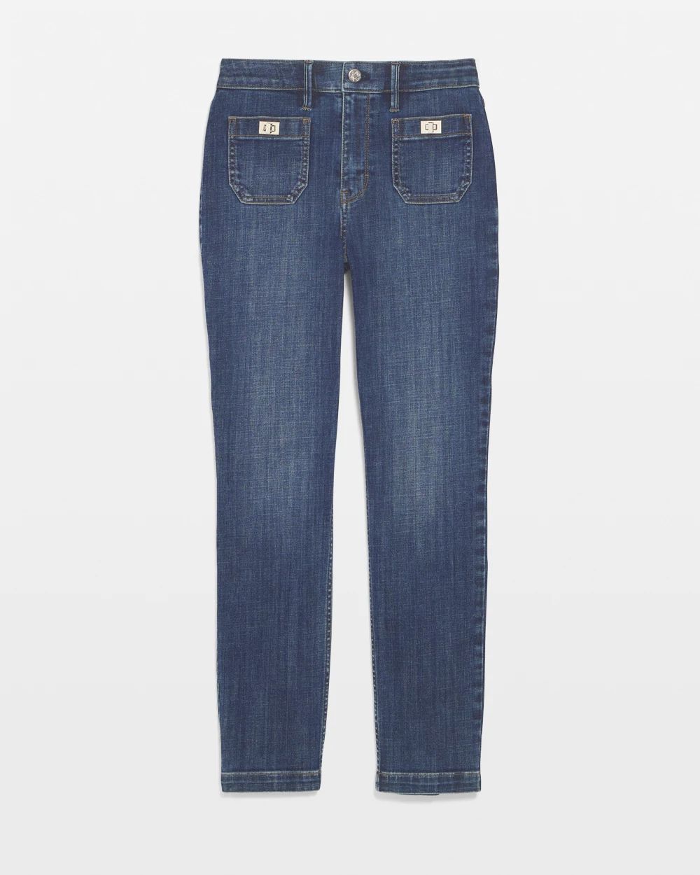 High-Rise Everyday Soft Turnlock Slim Crop Jeans