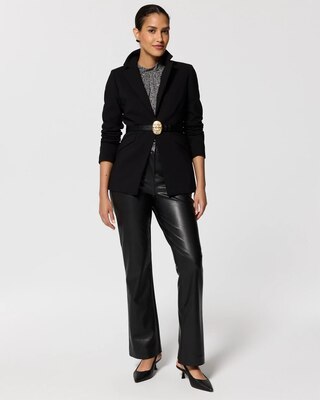 Faux Leather High-Rise Blake Bootcut Pant click to view larger image.