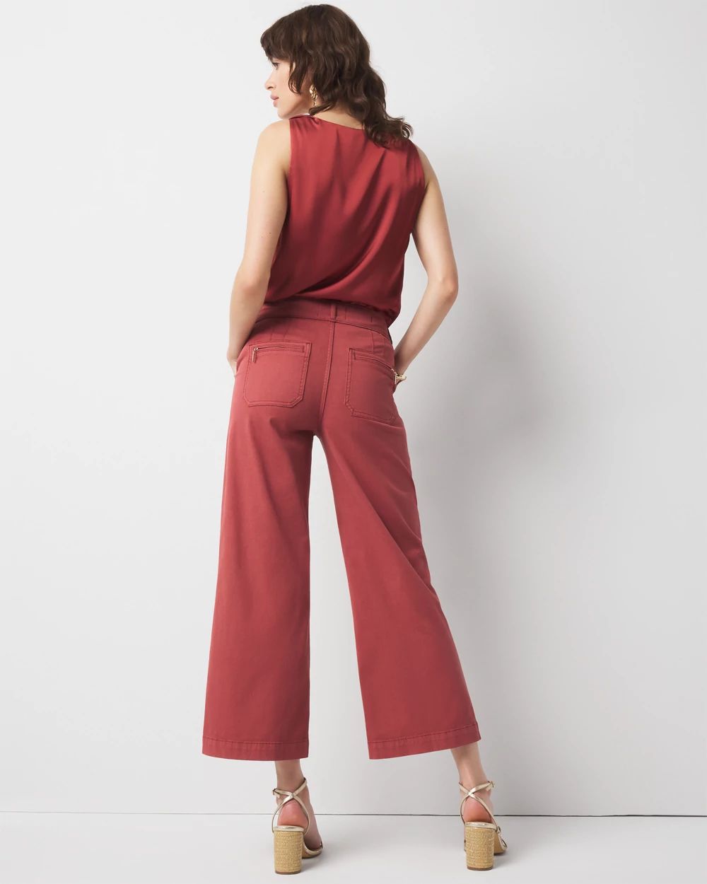 Pret Utility Wide Leg Cropped Pants