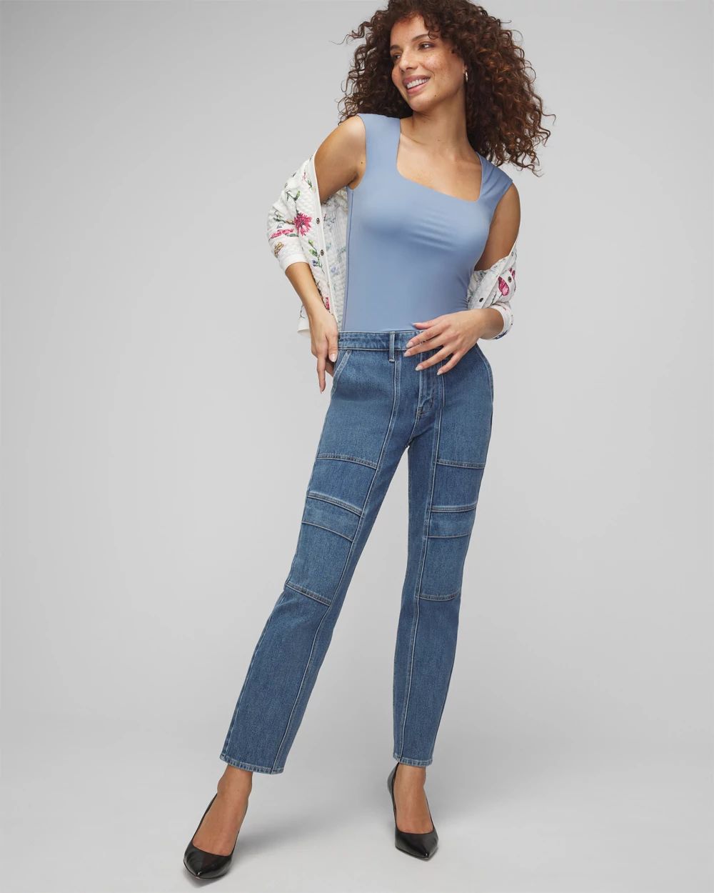 WHBM® FORME Square-Neck Top