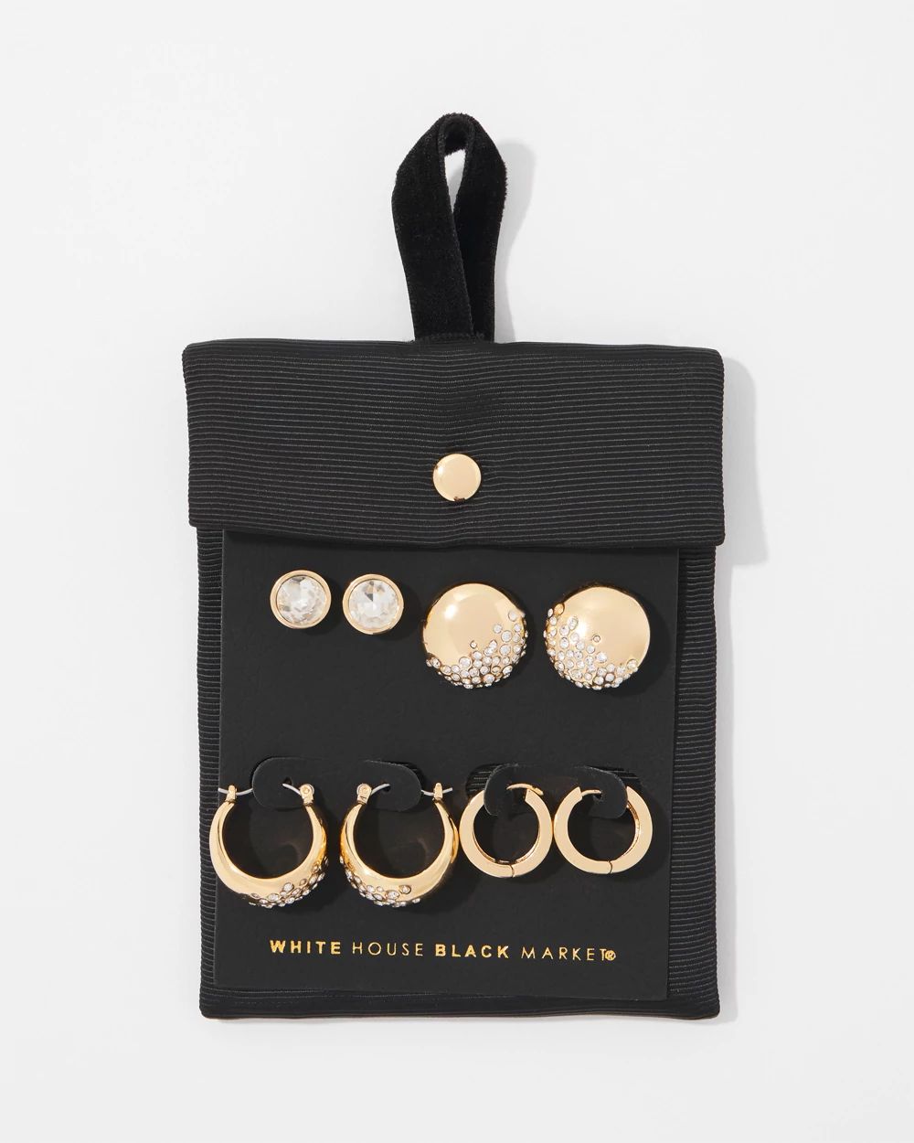Pavé 4-Pack Earrings