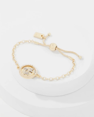 Reversible Coin Chain Bracelet click to view larger image.