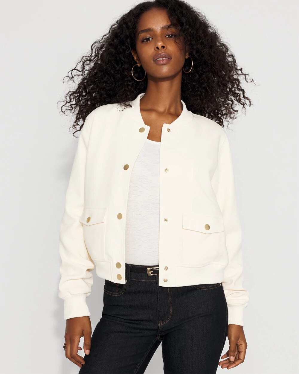Tailored Bomber Jacket - image 1