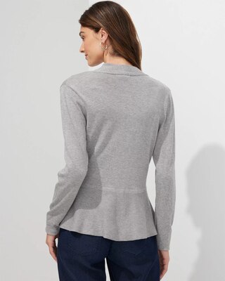 Outlet WHBM Peplum Cardigan