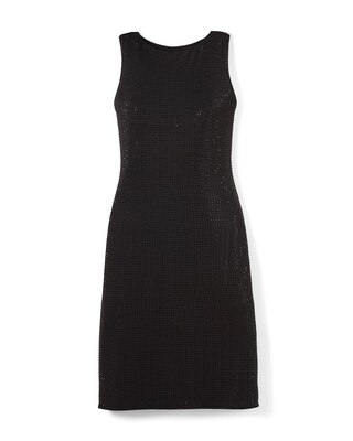 Matte Jersey Black Studded Dress