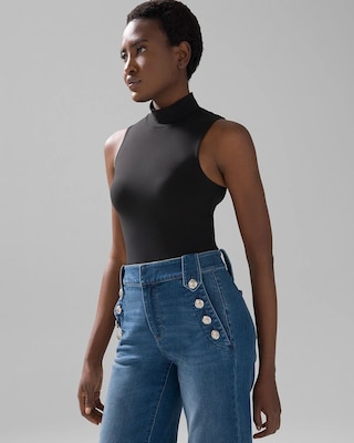WHBM FORME™ All Ways Stretch Mock Neck Tank