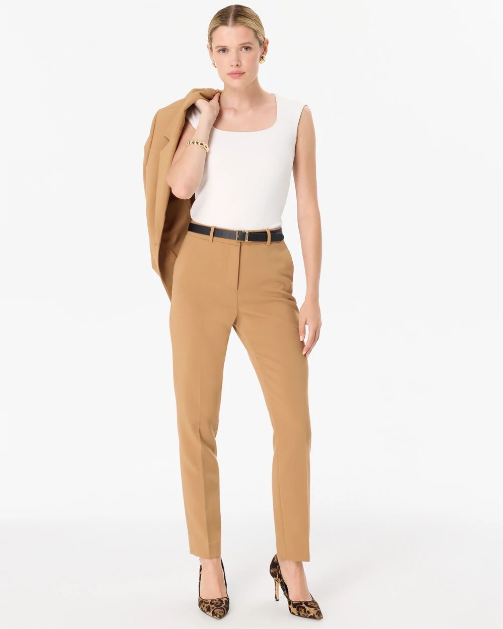 WHBM FORME™ All Ways Stretch Square Neck Top click to view larger image.