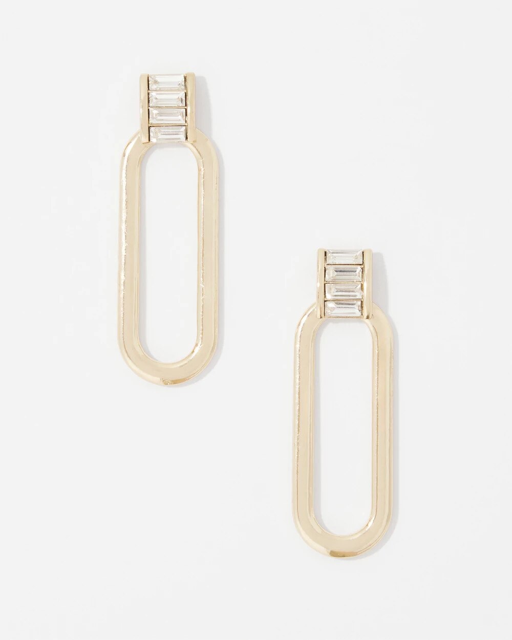 Convertible Drop Stud Earrings - image 2