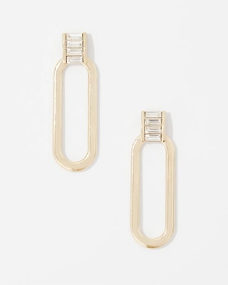 Convertible Drop Stud Earrings click to view larger image.