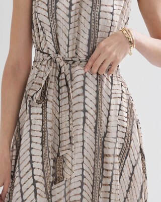 Chevron Maxi Dress