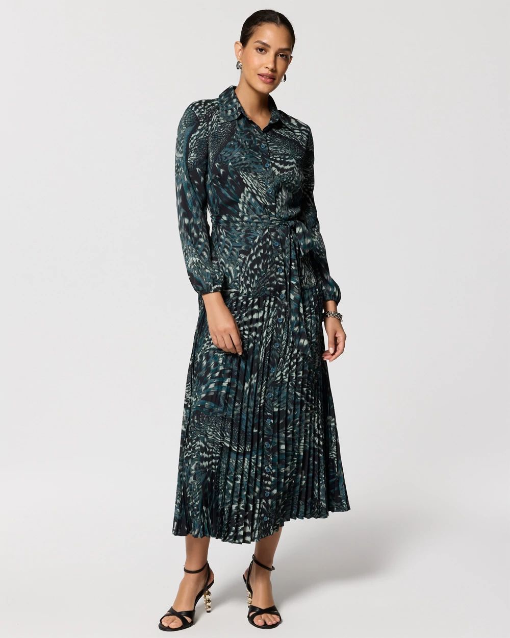 Long Sleeve Maxi Shirt Dress
