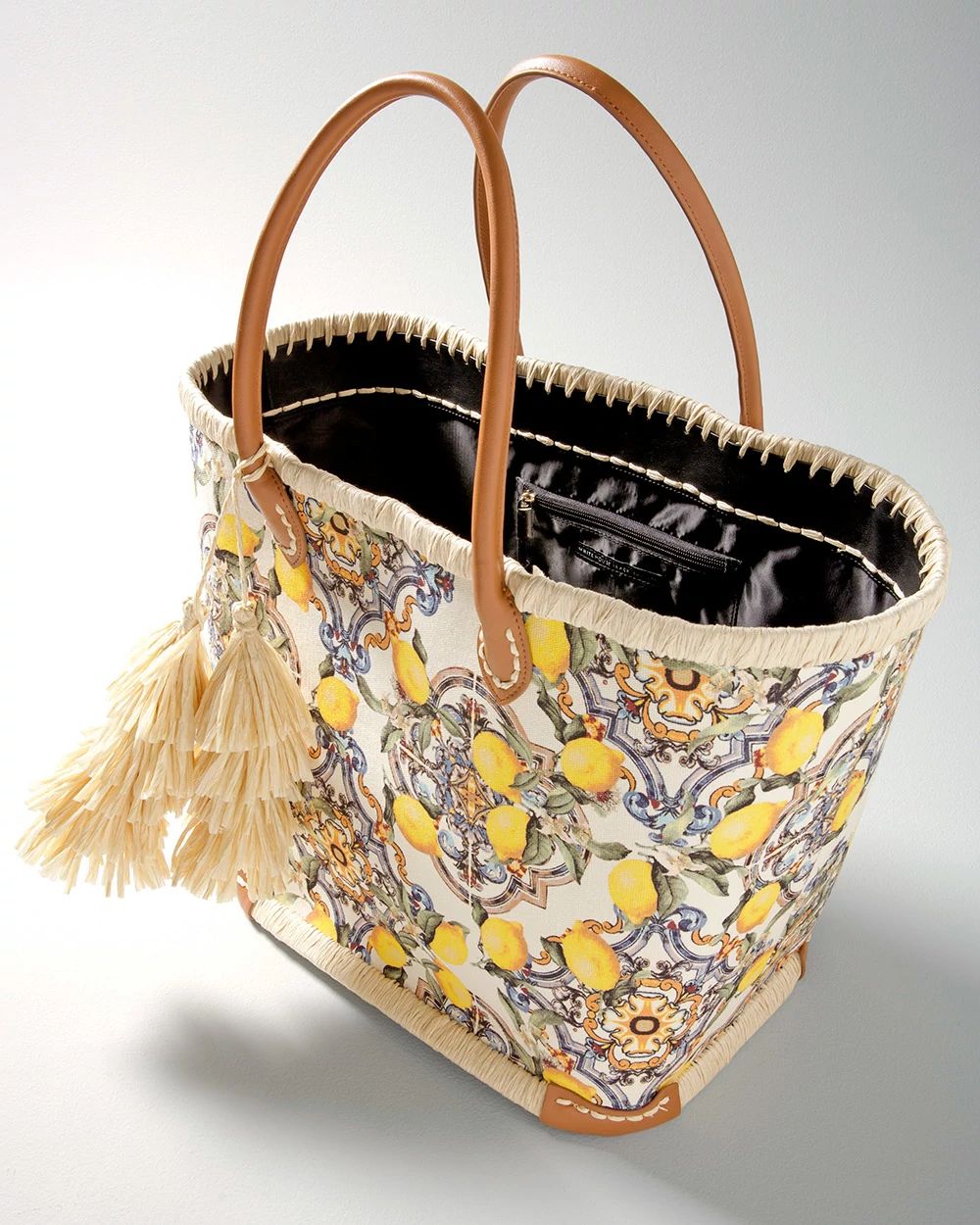 White house black market tote bag top
